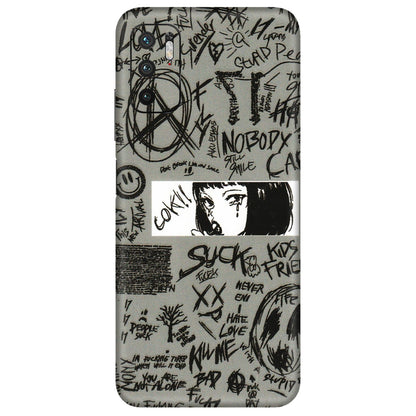 POCO Phone Skins (All Models) - Never Have Love Anime - 3D Embossed Finish (L-260) Poco M3 PRO (5G)
