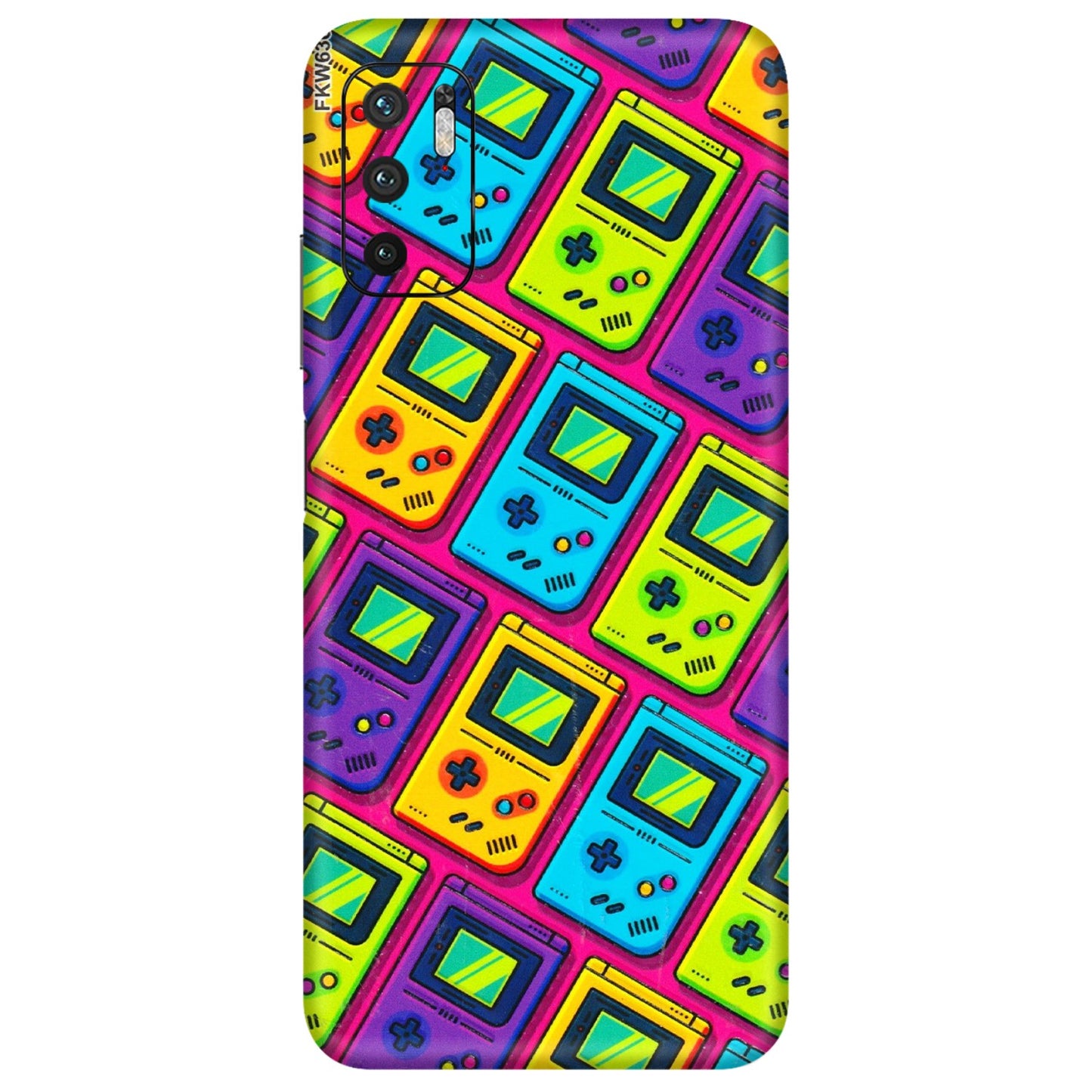 POCO Phone Skins (All Models) - Gameboy Colourful - 3D Embossed Finish (L-266) Poco M3 PRO (5G)
