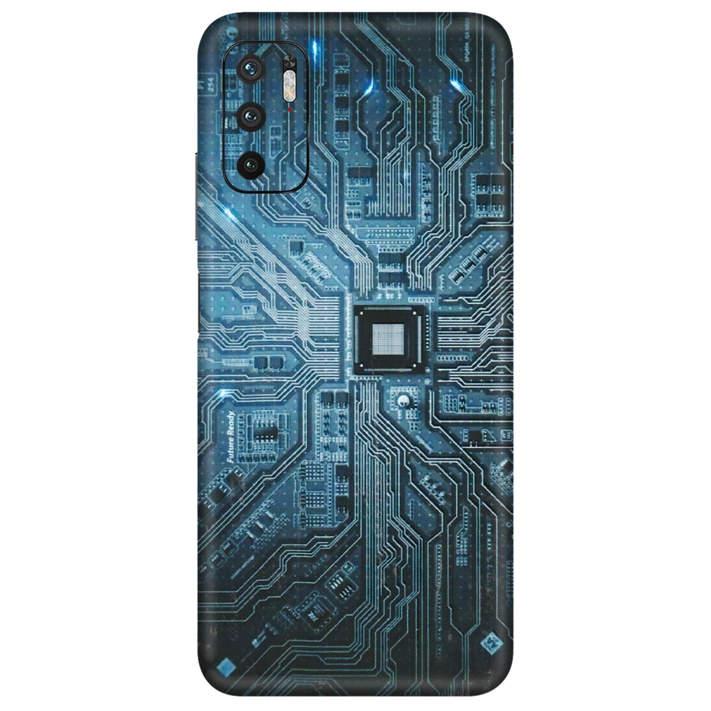 POCO Phone Skins (All Models) - Original Circuit - 3D Embossed Finish (L-267) Poco M3 PRO (5G)
