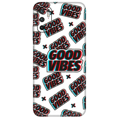 POCO Phone Skins (All Models) - Good Vibes - 3D Embossed Finish (L-282) Poco M3 PRO (5G)