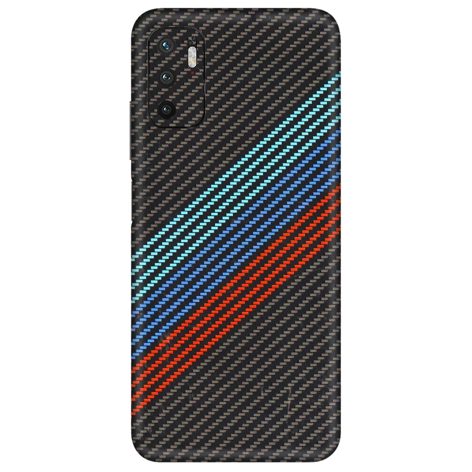 POCO Phone Skins (All Models) - Carbon BM - 3D Embossed Finish (L-302) Poco M3 PRO (5G)