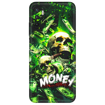 POCO Phone Skins (All Models) - Skull Money - 3D Embossed Finish (L-303) Poco M3 PRO (5G)