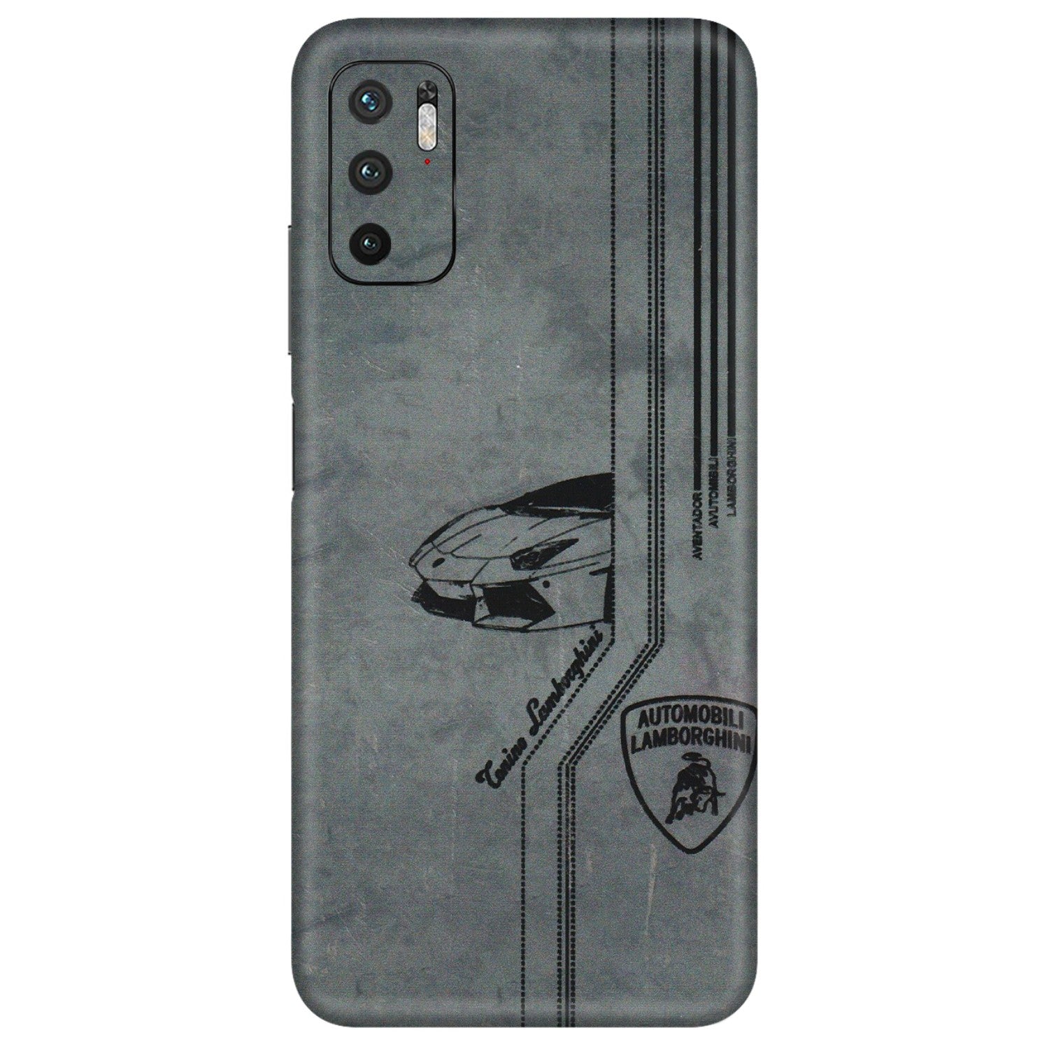 POCO Phone Skins (All Models) - New Lamborgini Aventador - 3D Embossed Finish (L-321) Poco M3 PRO (5G)