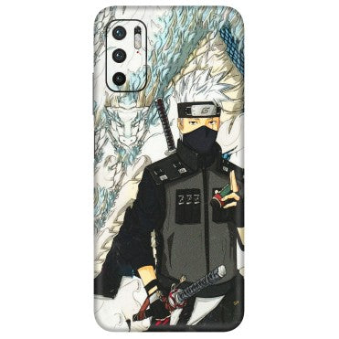 POCO Phone Skins (All Models) - Kakashi Hatake Naruto Anime - 3D Embossed Finish (L-46) Poco M3 PRO (5G)