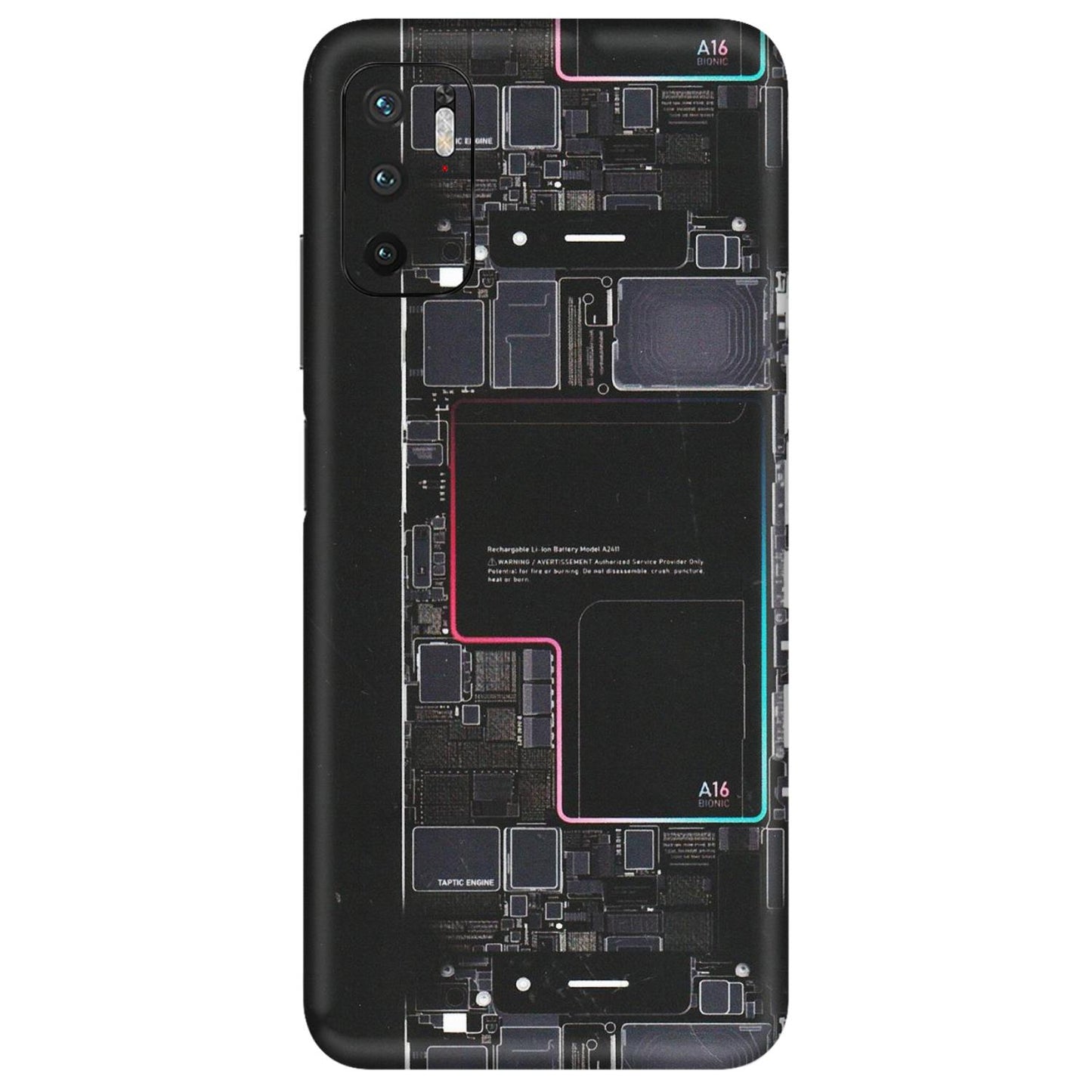POCO Phone Skins (All Models) - Motherboard Circuit Layout - Matte Finish (M-117) Poco M3 PRO (5G)
