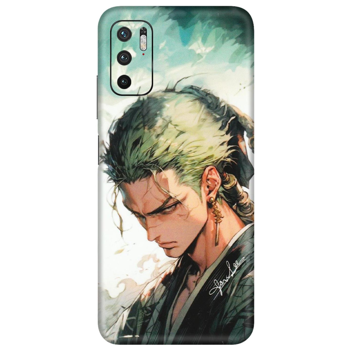 POCO Phone Skins (All Models) - New Roronoa Zoro One Picece Anime - Matte Finish (M-140) Poco M3 PRO (5G)