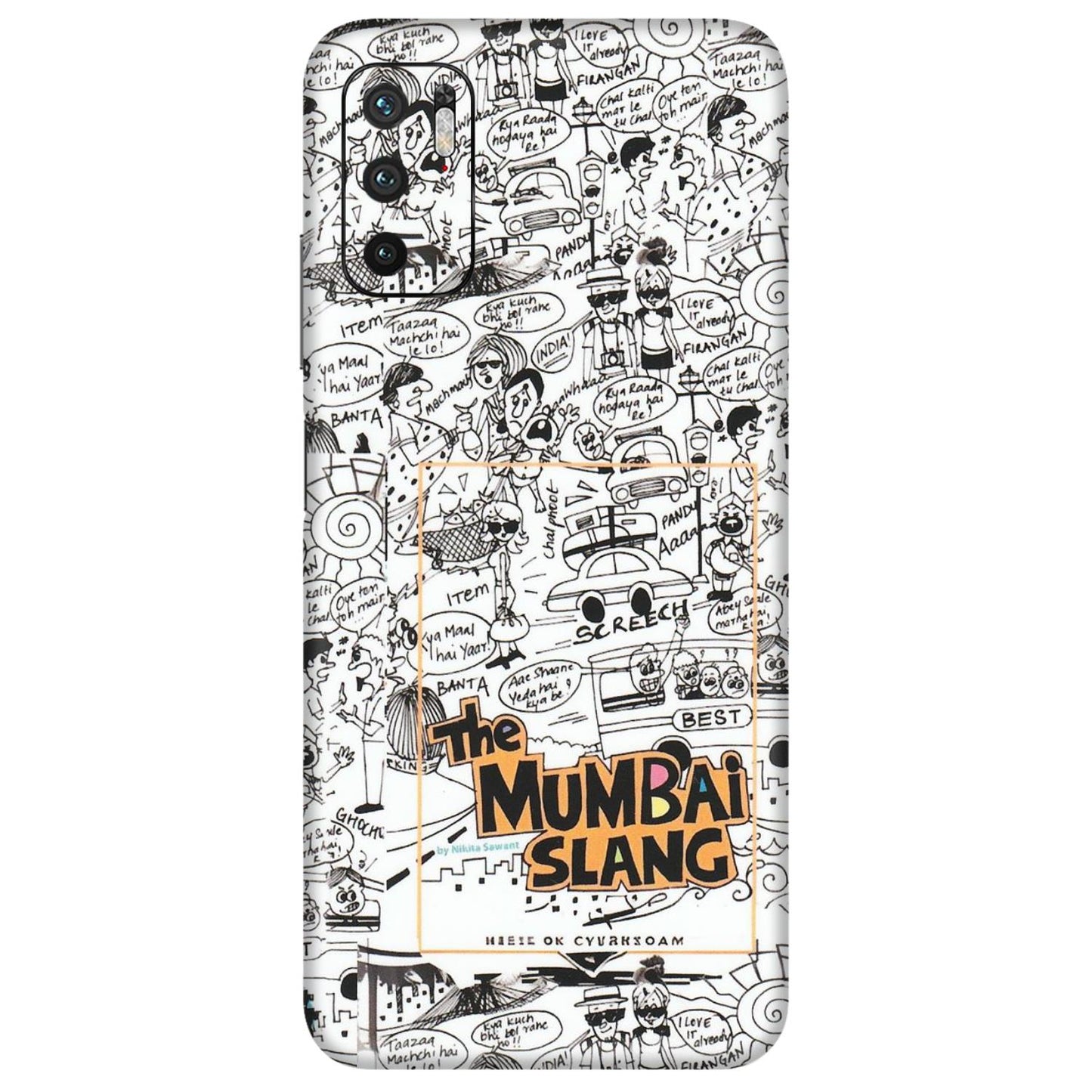 POCO Phone Skins (All Models) - The Mumbai Slang - Matte Finish (M-142) Poco M3 PRO (5G)