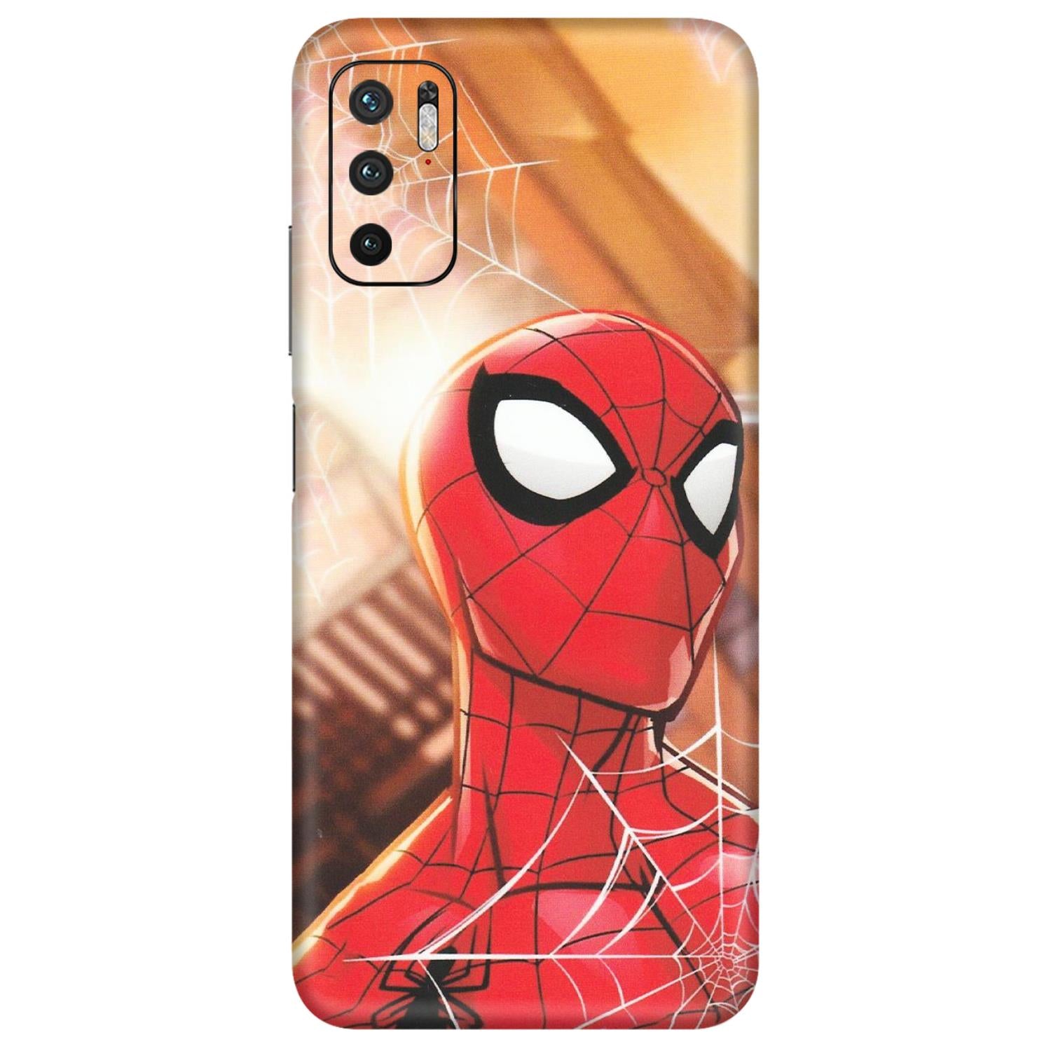 POCO Phone Skins (All Models) - Spiderman Face New - Matte Finish (M-41) Poco M3 PRO (5G)