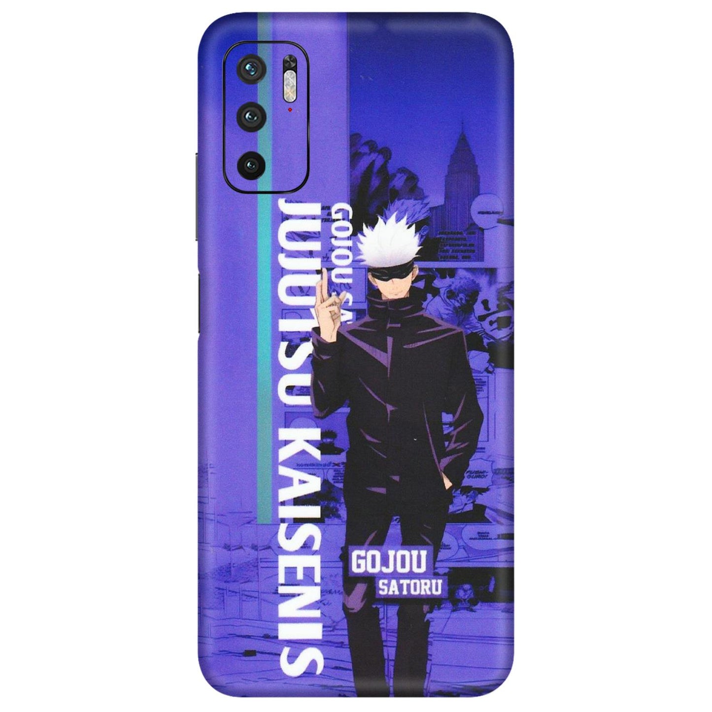 POCO Phone Skins (All Models) - Jujutsu Kaisen Gojo - Matte Finish (M-05) Poco M3 PRO (5G)
