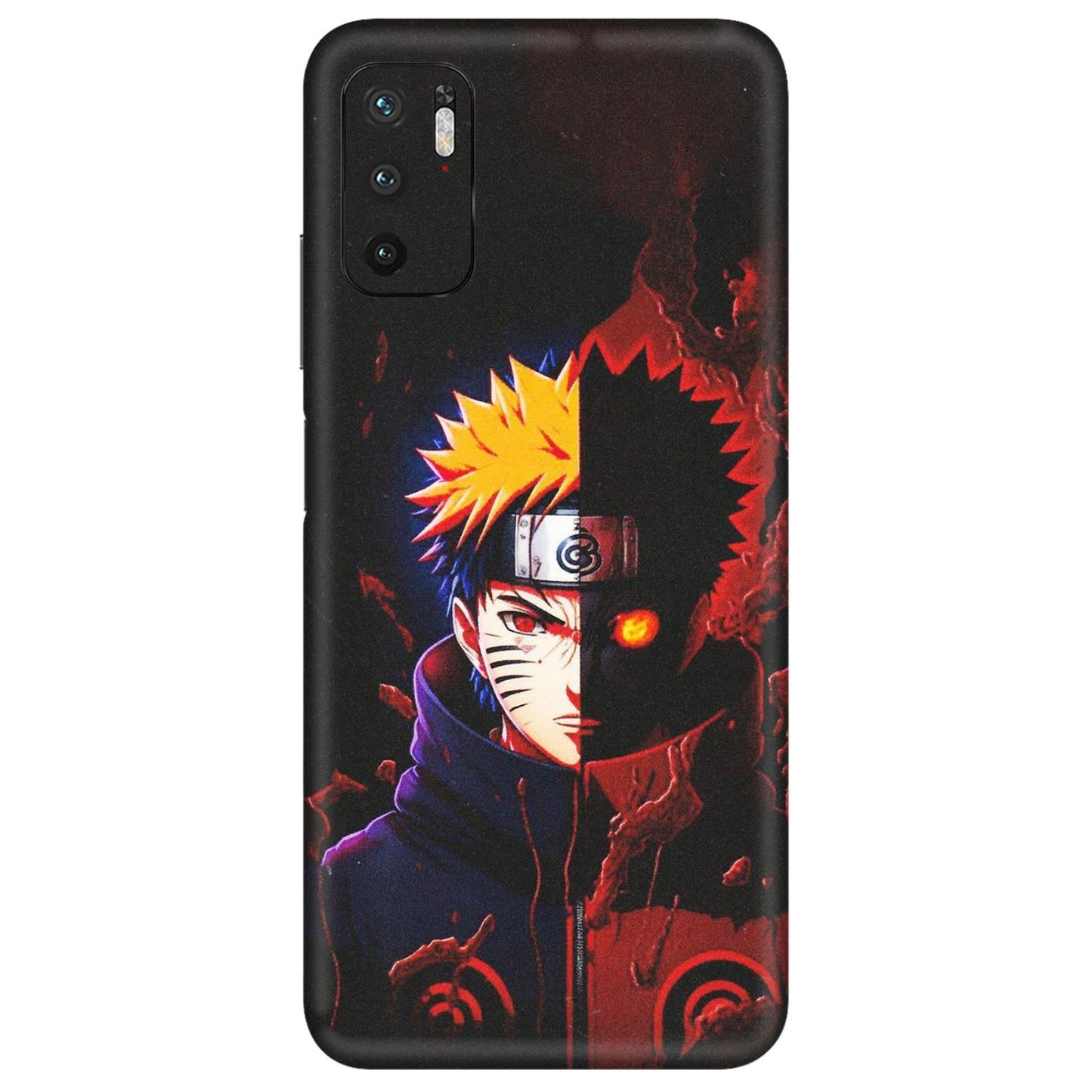 POCO Phone Skins (All Models) - Naruto X Evil - Matte Finish (M-70) Poco M3 PRO (5G)