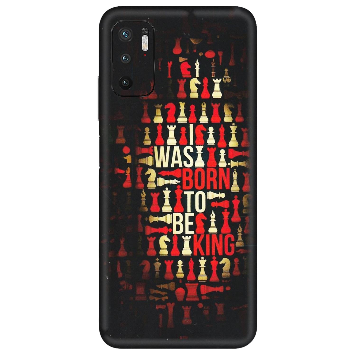 POCO Phone Skins (All Models) - Born To Be King - Matte Finish (M-73) Poco M3 PRO (5G)