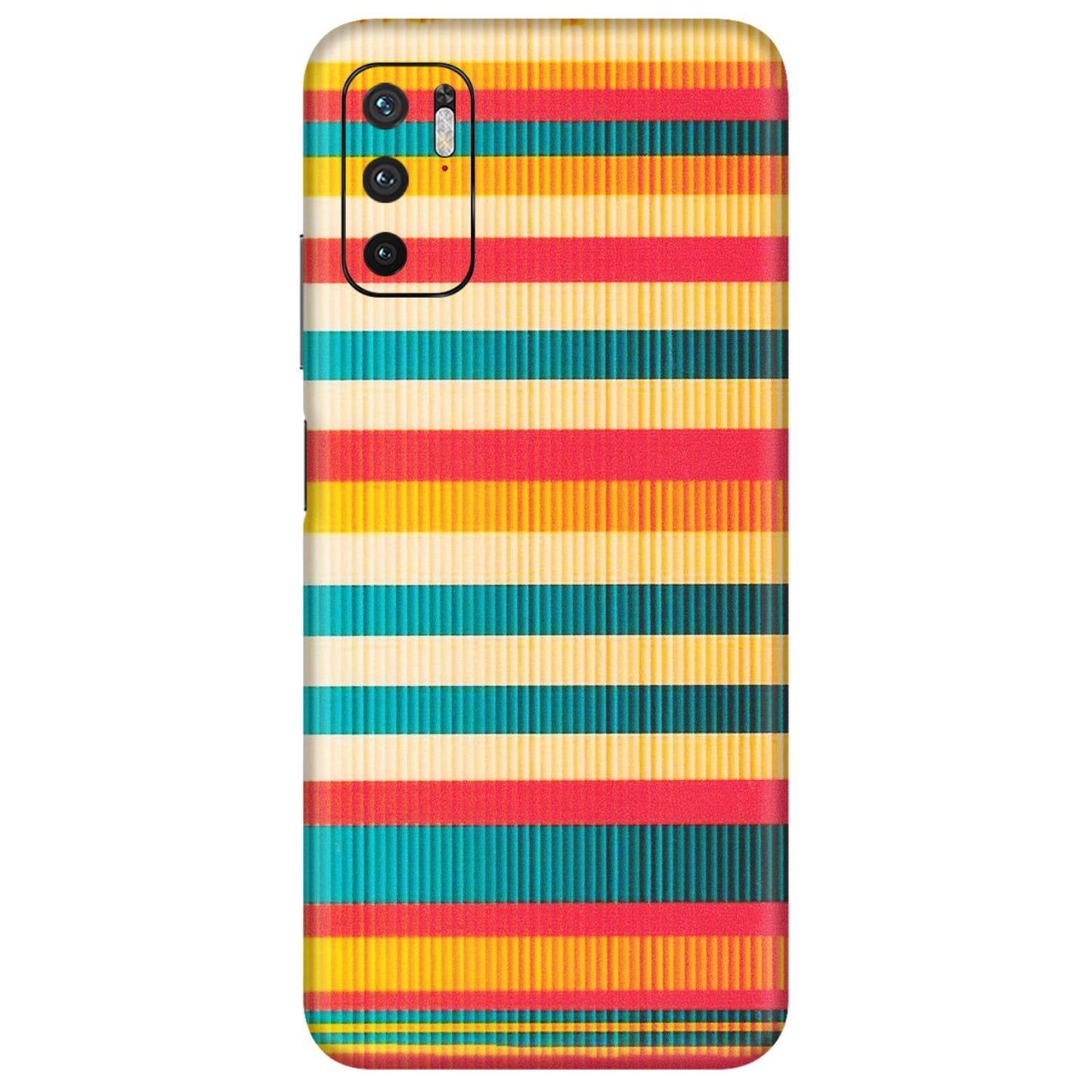 POCO Phone Skins (All Models) - Colourful Stripes Soothing Effect - Matte Finish (M-86) Poco M3 PRO (5G)