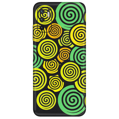 POCO Phone Skins (All Models) - Crazy Spiral - Matte Finish (M-91) Poco M3 PRO (5G)