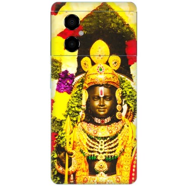 POCO Phone Skins (All Models) - Ram Lalla Ayodhya - 3D Embossed Finish (L-103) Poco M4 (5G)