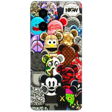POCO Phone Skins (All Models) - More Mickey Mouses - 3D Embossed Finish (L-118) Poco M4 (5G)