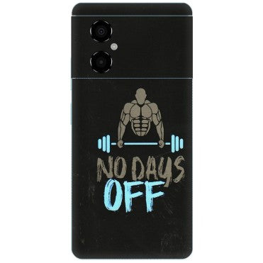 POCO Phone Skins (All Models) - Gym Lover - 3D Embossed Finish (L-127) Poco M4 (5G)