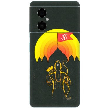 POCO Phone Skins (All Models) - Lord Ram - 3D Embossed Finish (L-132) Poco M4 (5G)