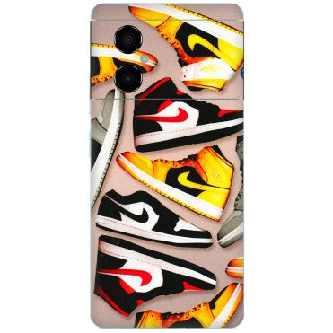 POCO Phone Skins (All Models) - Sneaker Lover - 3D Embossed Finish (L-135) Poco M4 (5G)