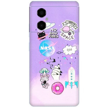 POCO Phone Skins (All Models) - I Need My Nasa   Skin - 3D Embossed Finish (L-149) Poco M4 (5G)