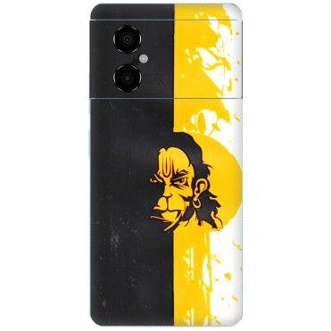 POCO Phone Skins (All Models) - Bajrangbali - 3D Embossed Finish (L-151) Poco M4 (5G)