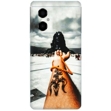 POCO Phone Skins (All Models) - Jai Adiyogi Mahakaal - 3D Embossed Finish (L-164) Poco M4 (5G)