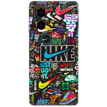 POCO Phone Skins (All Models) - Just Do It Doodles - 3D Embossed Finish (L-166) Poco M4 (5G)