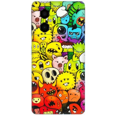 POCO Phone Skins (All Models) - Angry Funkies - 3D Embossed Finish (L-169) Poco M4 (5G)