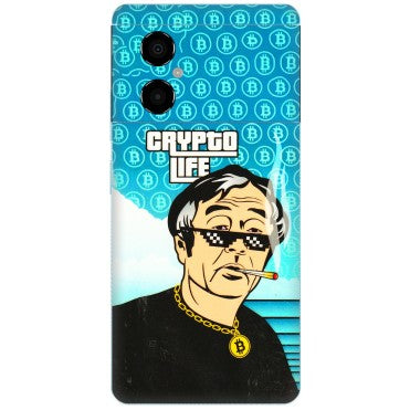 POCO Phone Skins (All Models) - Crypto Thug Life - 3D Embossed Finish (L-179) Poco M4 (5G)