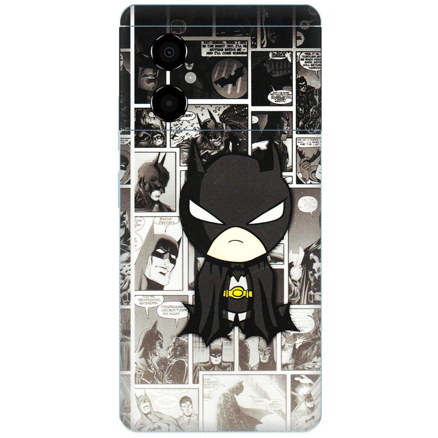 POCO Phone Skins (All Models) - Toon Batman - 3D Embossed Finish (L-182) Poco M4 (5G)