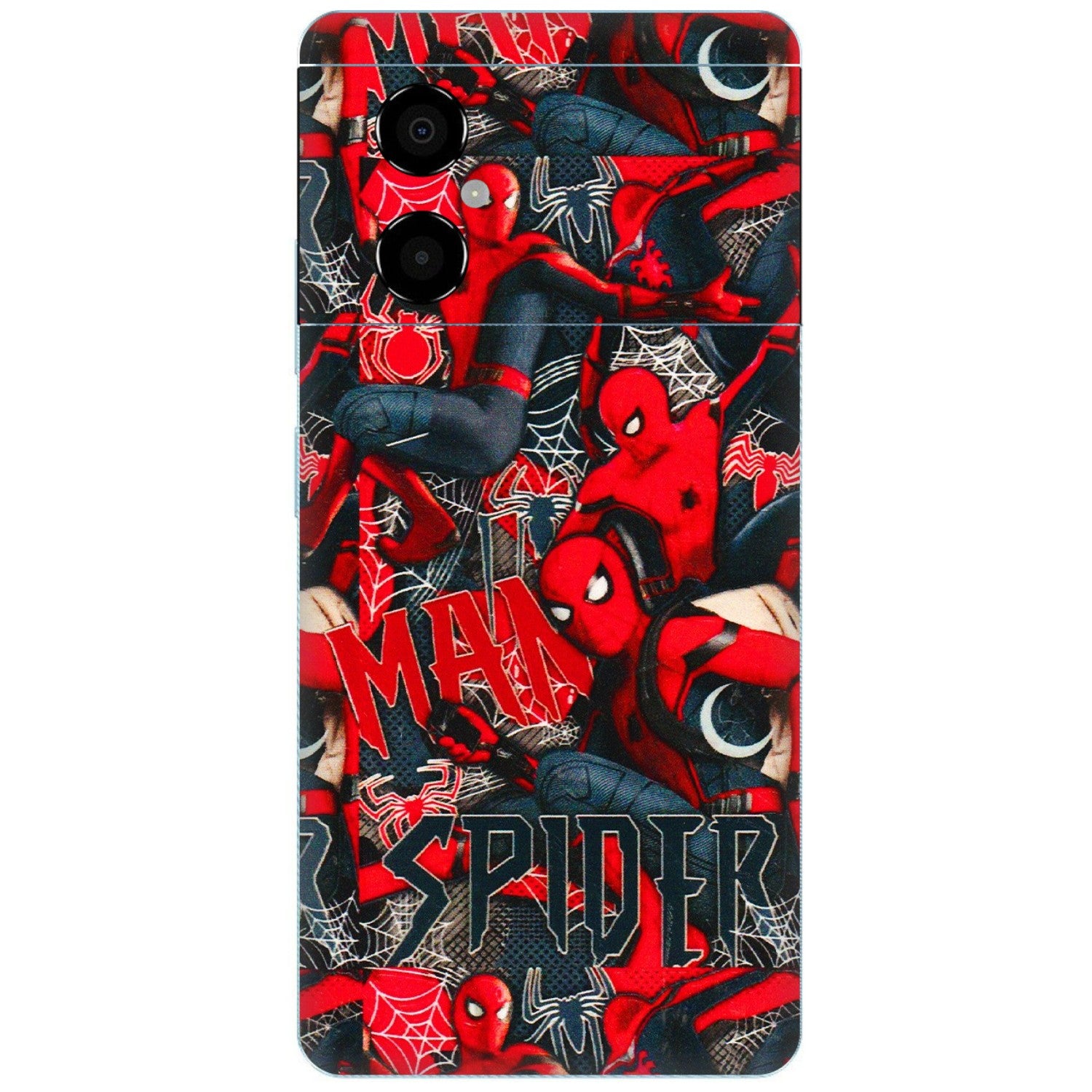 POCO Phone Skins (All Models) - SpiderMan Cool - 3D Embossed Finish (L-188) Poco M4 (5G)