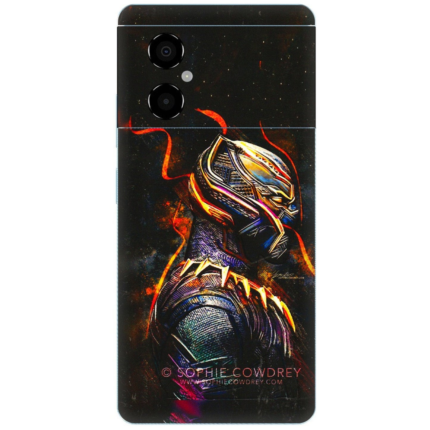 POCO Phone Skins (All Models) - Black Panther - 3D Embossed Finish (L-190) Poco M4 (5G)
