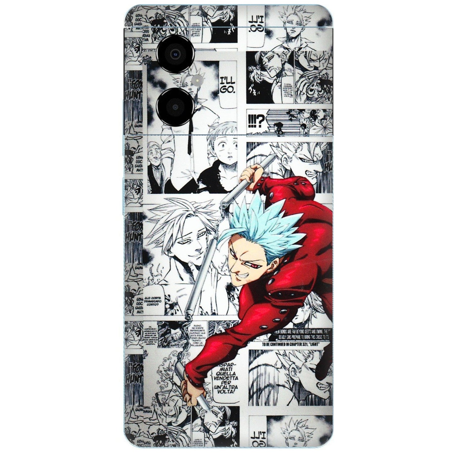 POCO Phone Skins (All Models) - Anime Comic - 3D Embossed Finish (L-192) Poco M4 (5G)