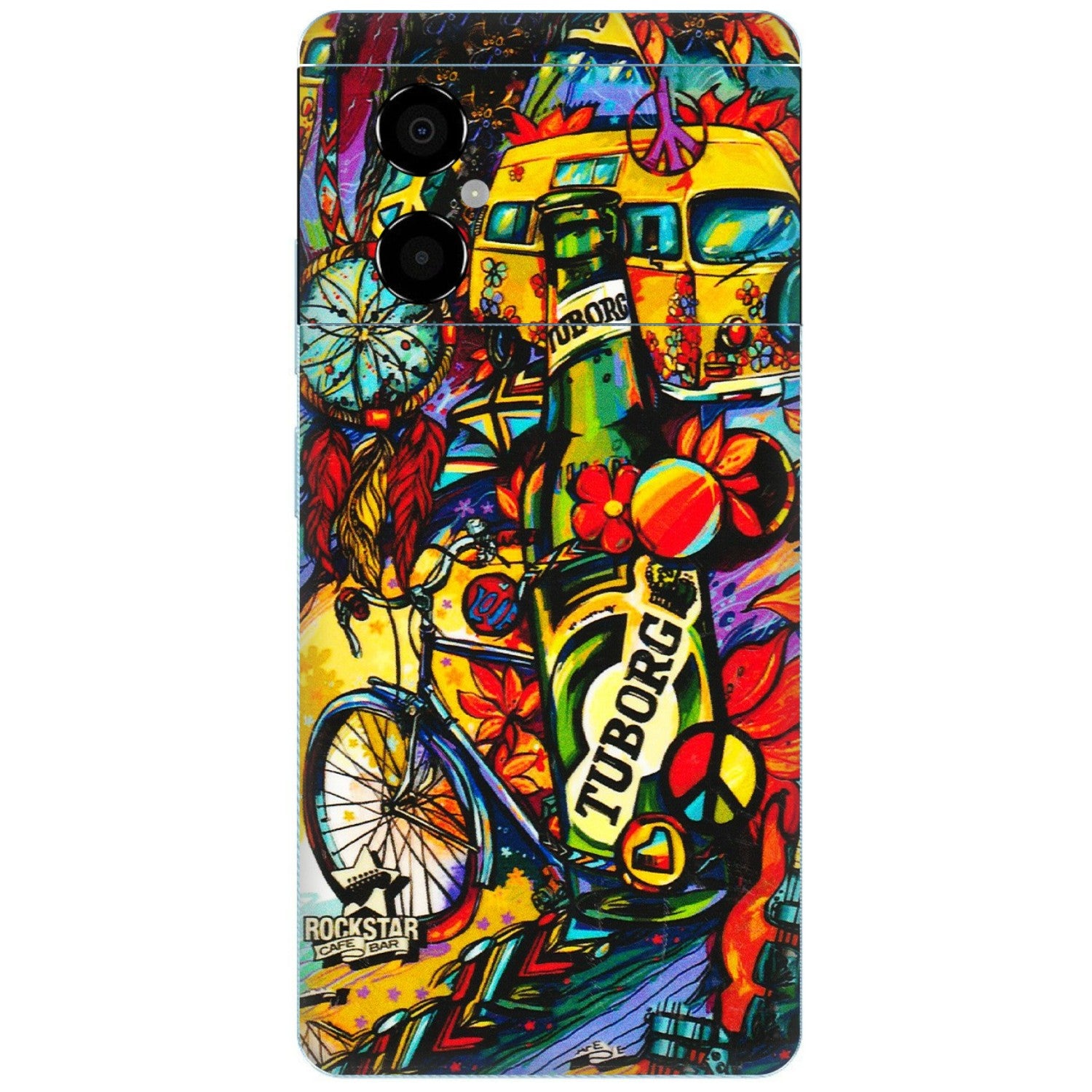POCO Phone Skins (All Models) - Cool Beer Bottle - 3D Embossed Finish (L-193) Poco M4 (5G)