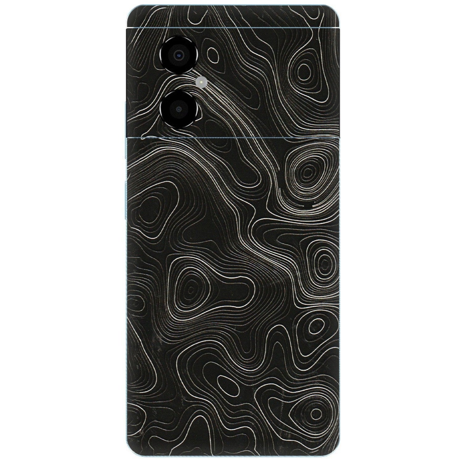 POCO Phone Skins (All Models) - Black Swirl - 3D Embossed Finish (L-196) Poco M4 (5G)