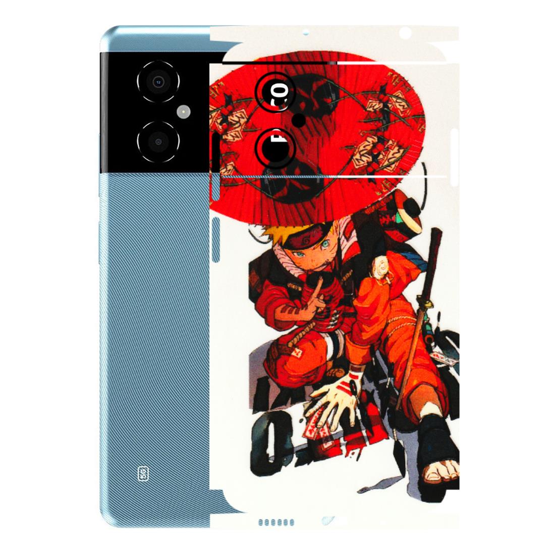 POCO Phone Skins (All Models) - Naruto - 3D Embossed Finish (L-208) Poco M4 (5G)