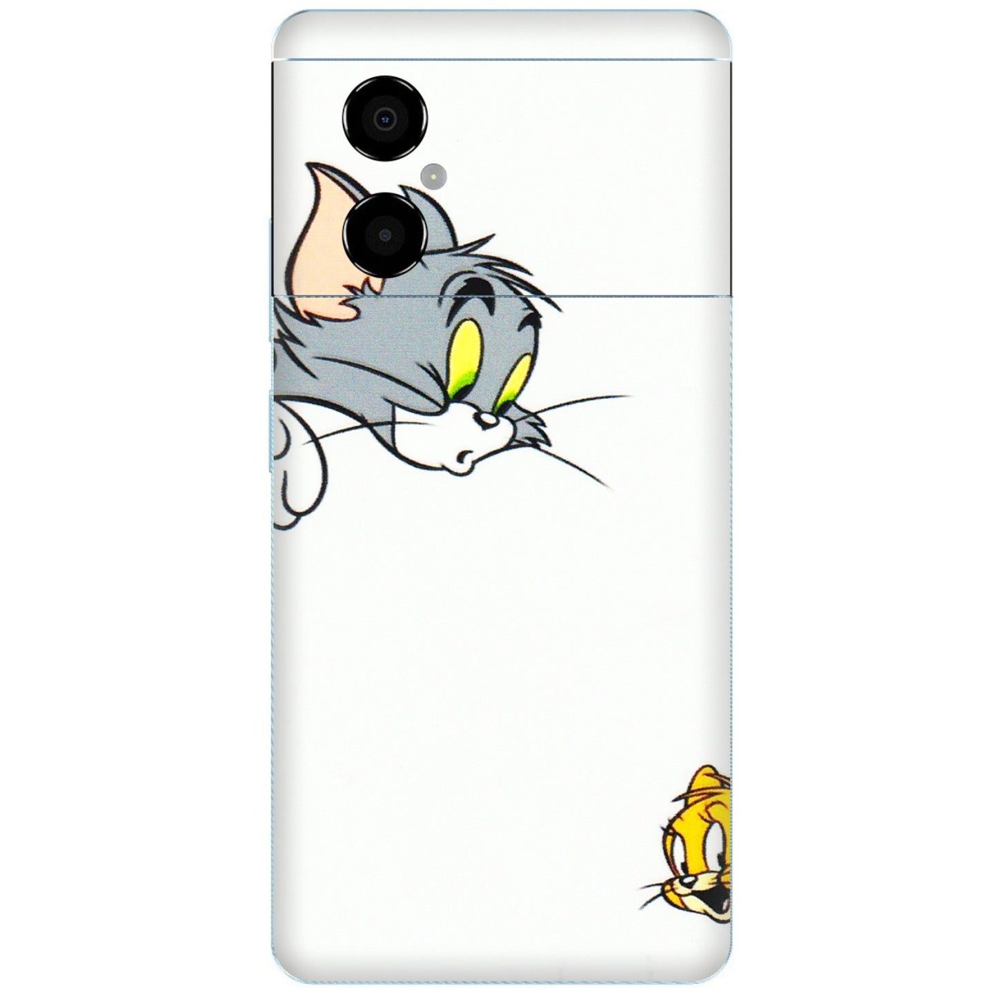 POCO Phone Skins (All Models) - Cute Tom And Jerry - 3D Embossed Finish (L-220) Poco M4 (5G)