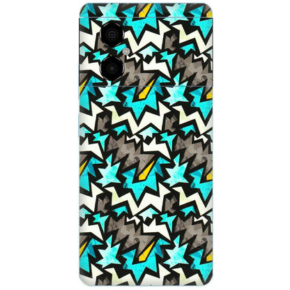 POCO Phone Skins (All Models) - Funky Zig Zag - 3D Embossed Finish (L-223) Poco M4 (5G)