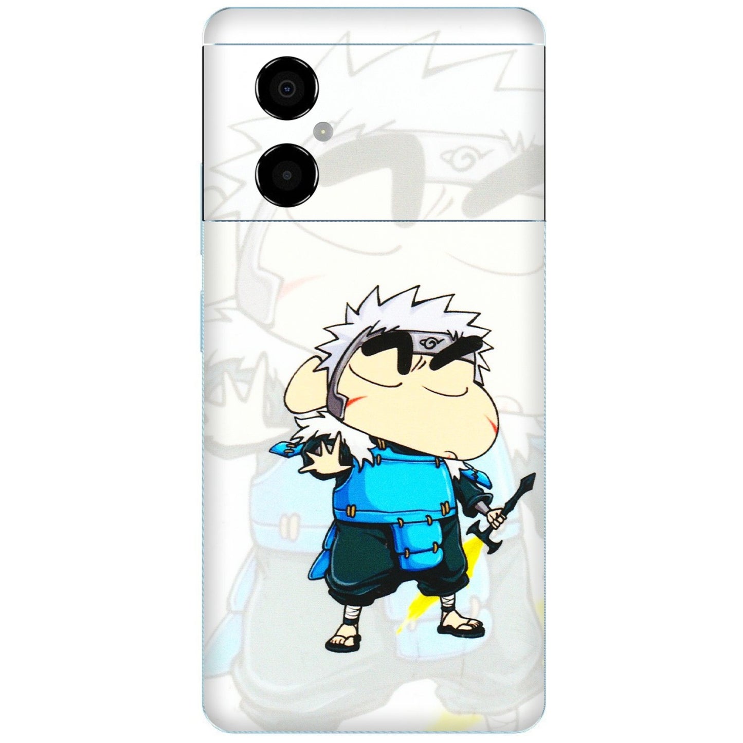 POCO Phone Skins (All Models) - Angry Young Shinchan - 3D Embossed Finish (L-226) Poco M4 (5G)