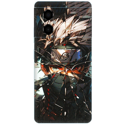 POCO Phone Skins (All Models) - Kakashi Shattered Glass Effect - 3D Embossed Finish (L-237) Poco M4 (5G)