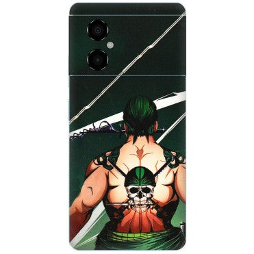 POCO Phone Skins (All Models) - Zoro Anime - 3D Embossed Finish (L-23) Poco M4 (5G)
