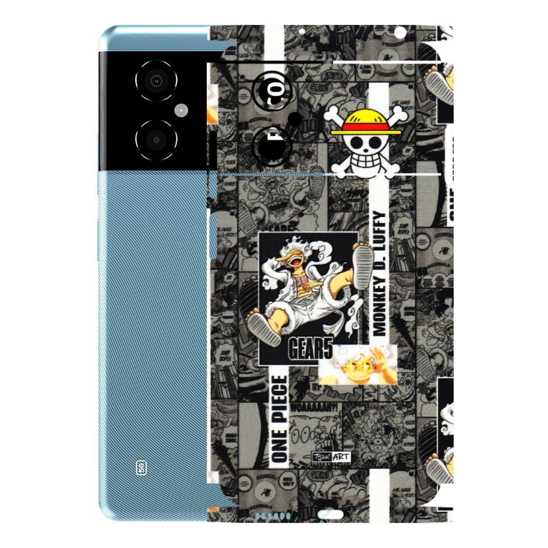 POCO Phone Skins (All Models) - Cuffy Anime MonkeyCamic - 3D Embossed Finish (L-242) Poco M4 (5G)