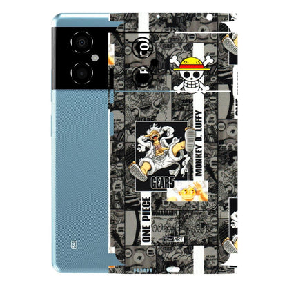 POCO Phone Skins (All Models) - Cuffy Anime MonkeyCamic - 3D Embossed Finish (L-242) Poco M4 (5G)
