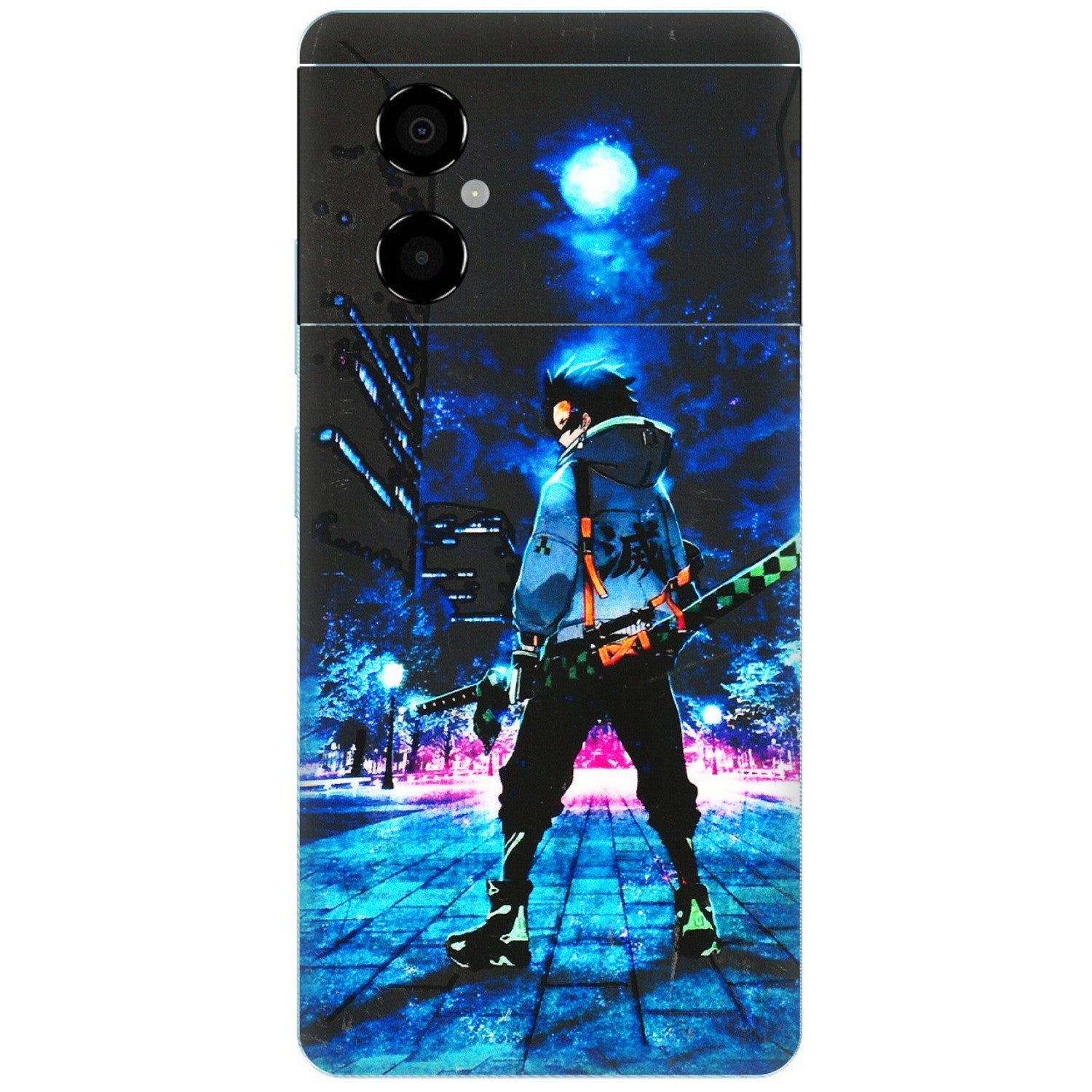POCO Phone Skins (All Models) - Demon Slayer Sword - 3D Embossed Finish (L-247) Poco M4 (5G)