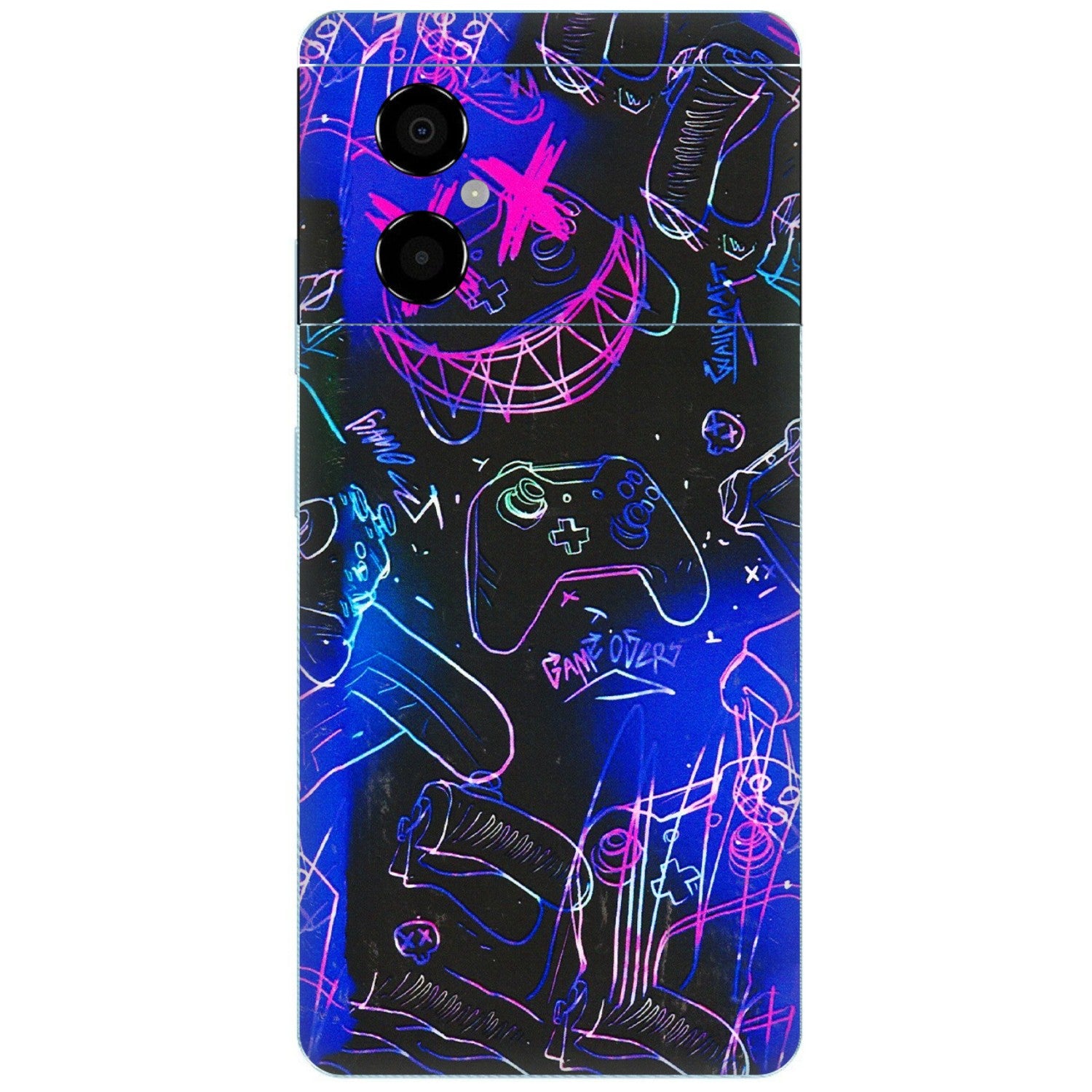 POCO Phone Skins (All Models) - Gamers Paradise - 3D Embossed Finish (L-258) Poco M4 (5G)