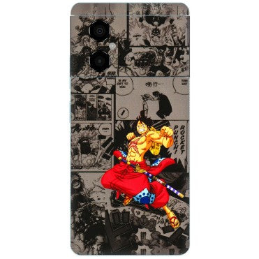 POCO Phone Skins (All Models) - One Piece Rocket Punch Manga - 3D Embossed Finish (L-25) Poco M4 (5G)