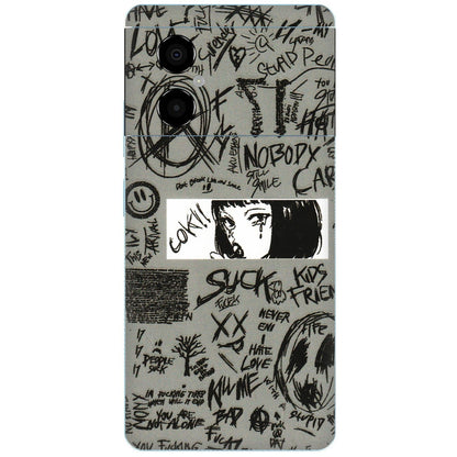 POCO Phone Skins (All Models) - Never Have Love Anime - 3D Embossed Finish (L-260) Poco M4 (5G)