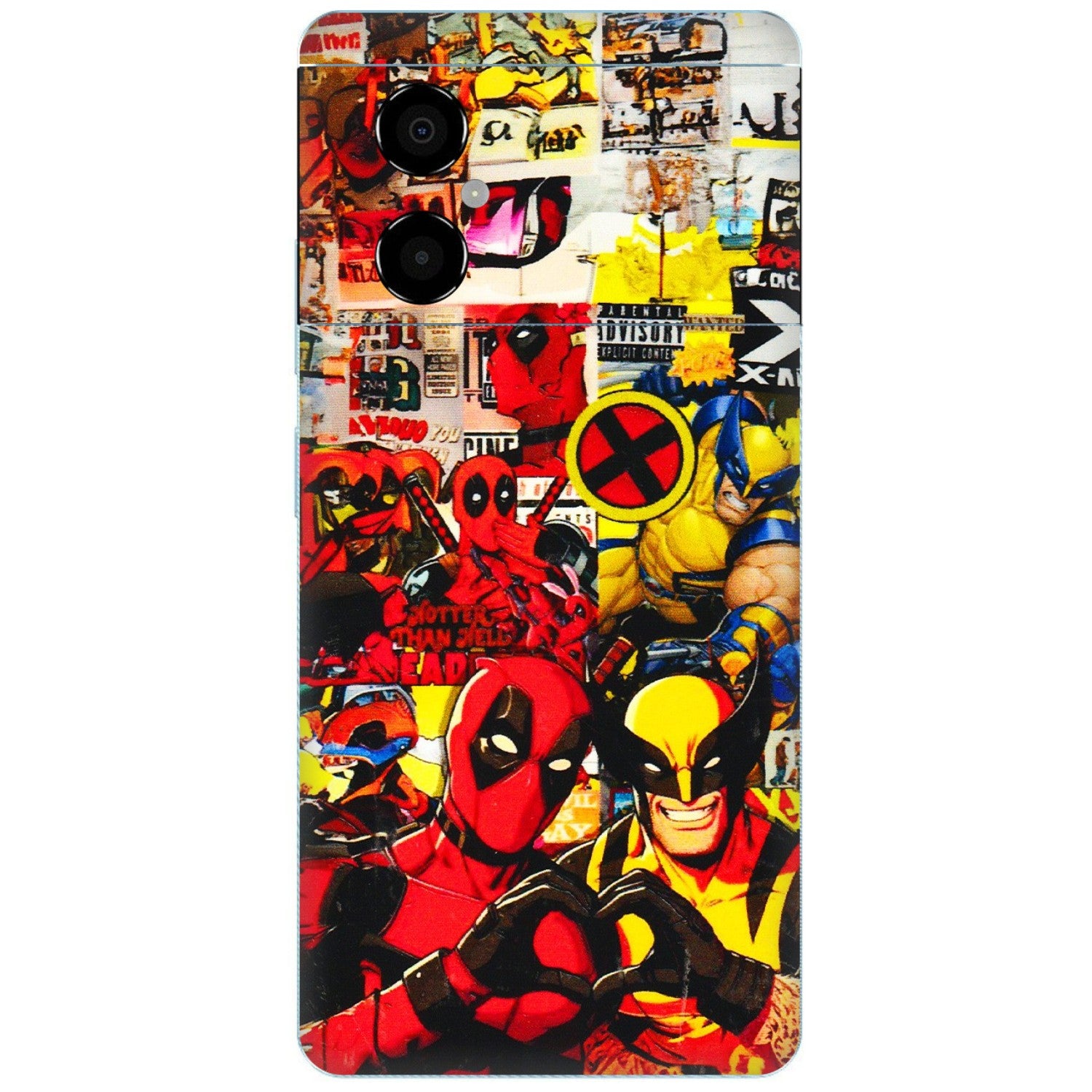 POCO Phone Skins (All Models) - Spidy Wolverine - 3D Embossed Finish (L-310) Poco M4 (5G)