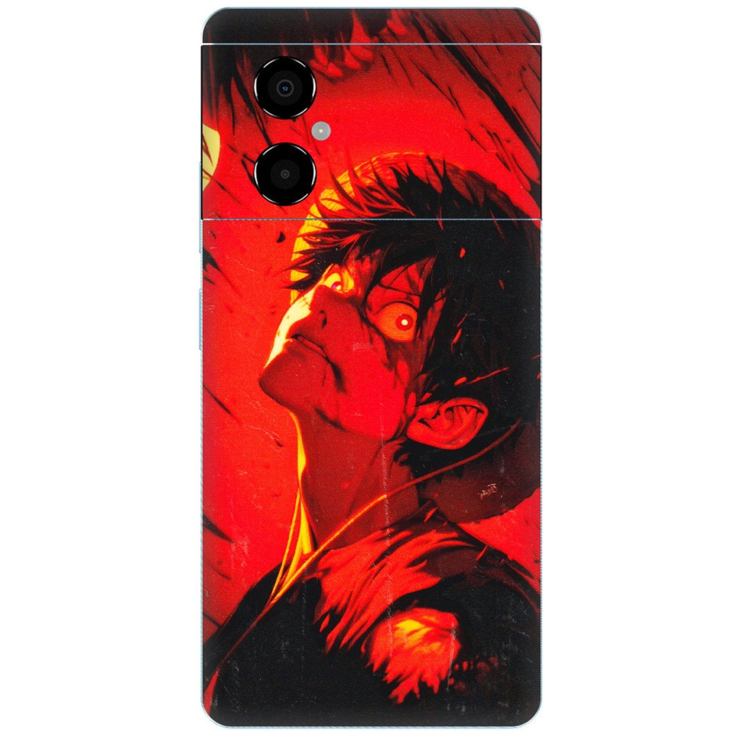 POCO Phone Skins (All Models) - D.Luffy Power Up One Piece Anime - 3D Embossed Finish (L-326) Poco M4 (5G)