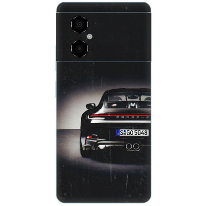 POCO Phone Skins (All Models) - New Black Porsche GT3 - 3D Embossed Finish (L-327) Poco M4 (5G)