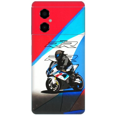 POCO Phone Skins (All Models) - Bikers Love - 3D Embossed Finish (L-58) Poco M4 (5G)